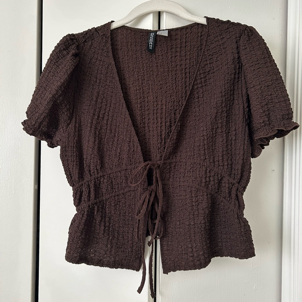 H&M Brown Top M
